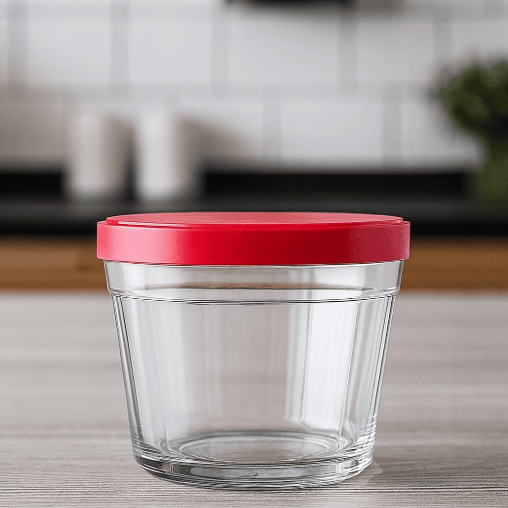 Tigela Americano Com Tampa Cores Sortidas 600Ml Nadir