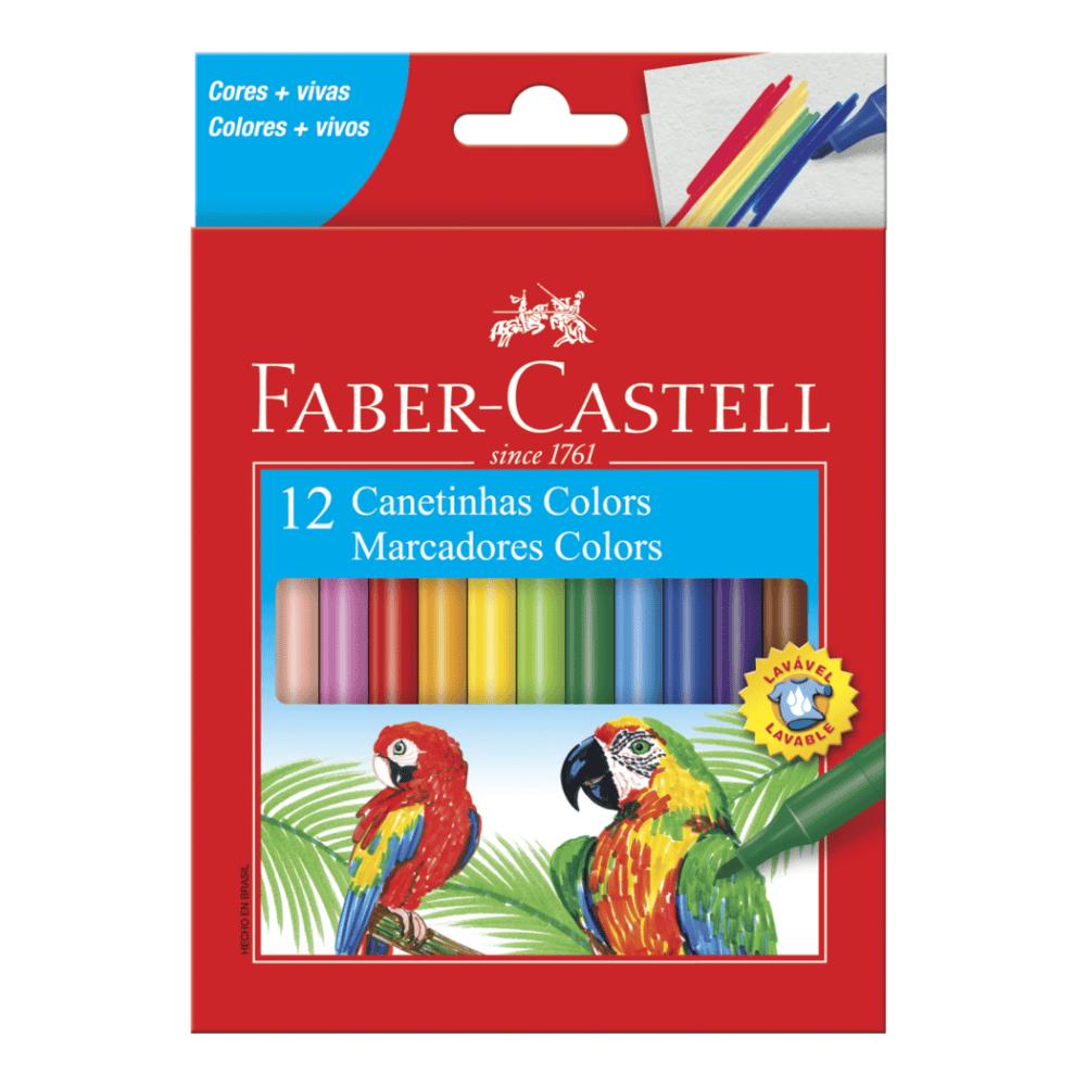 Canetinha 12 Cores Faber-Castell