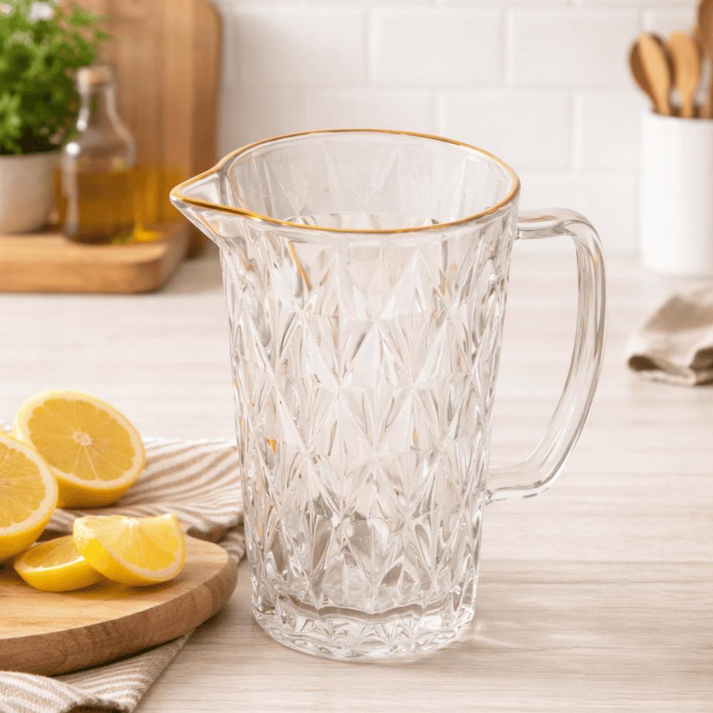 Jarra De Vidro Diamond 1 Litro Coliseu