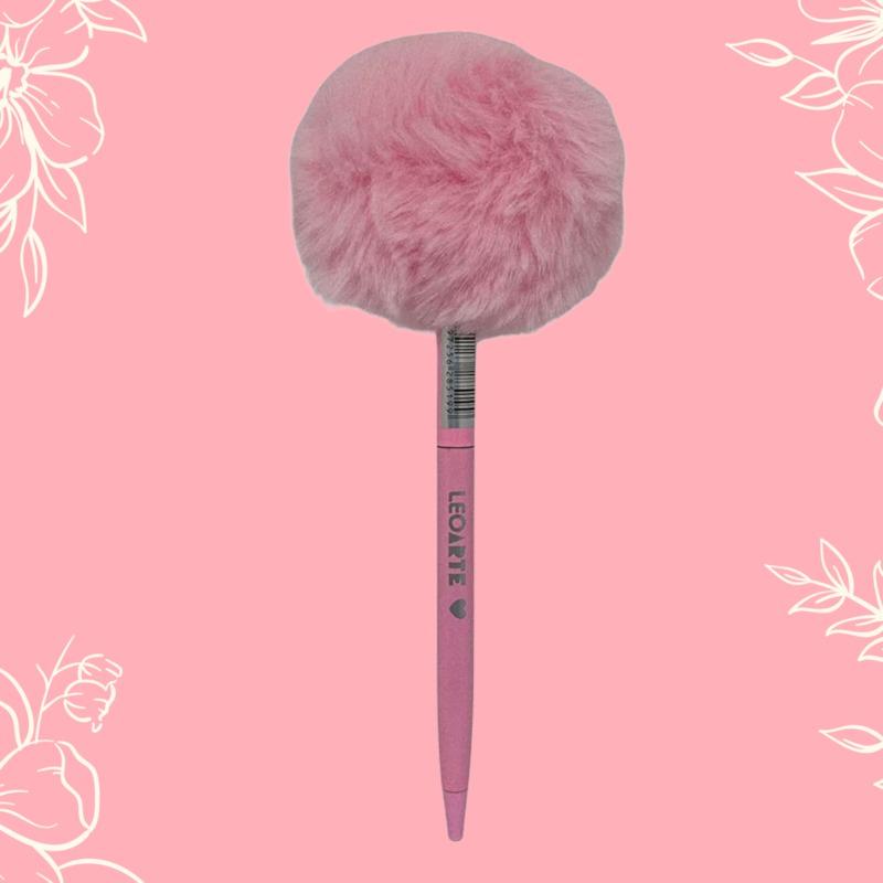 Caneta Esferografica Pompom Pink Vibes