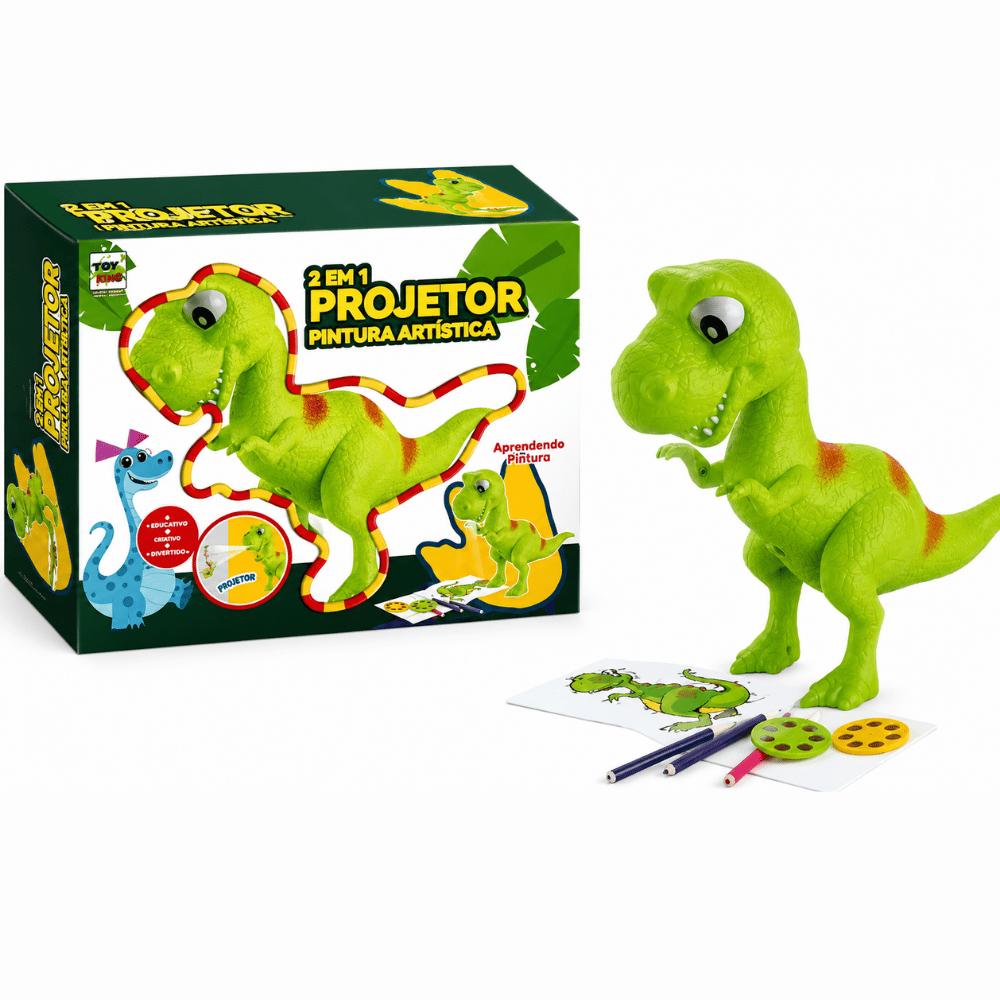 Projetor Dinossauro 2 em 1 a Pilha Mohnish