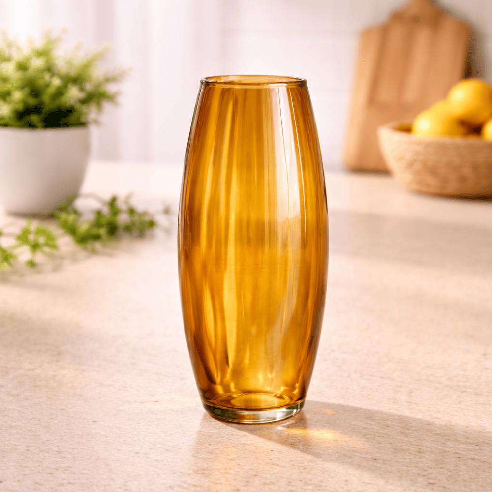 Vaso Oriental Pequeno S/Pé Color Gold Crystalglasses