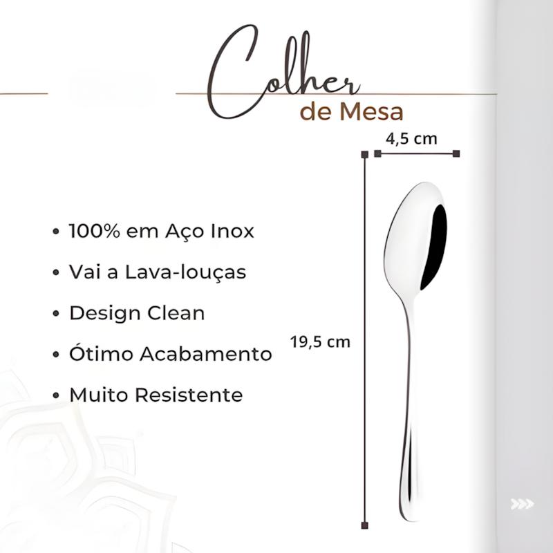 Colher Mesa Euro Original Line