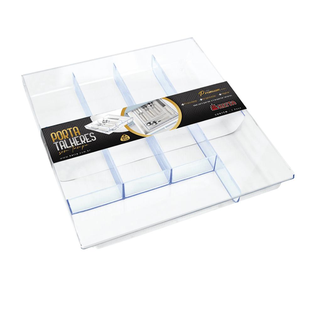 Porta Talher Cristal Sem Tampa Keita