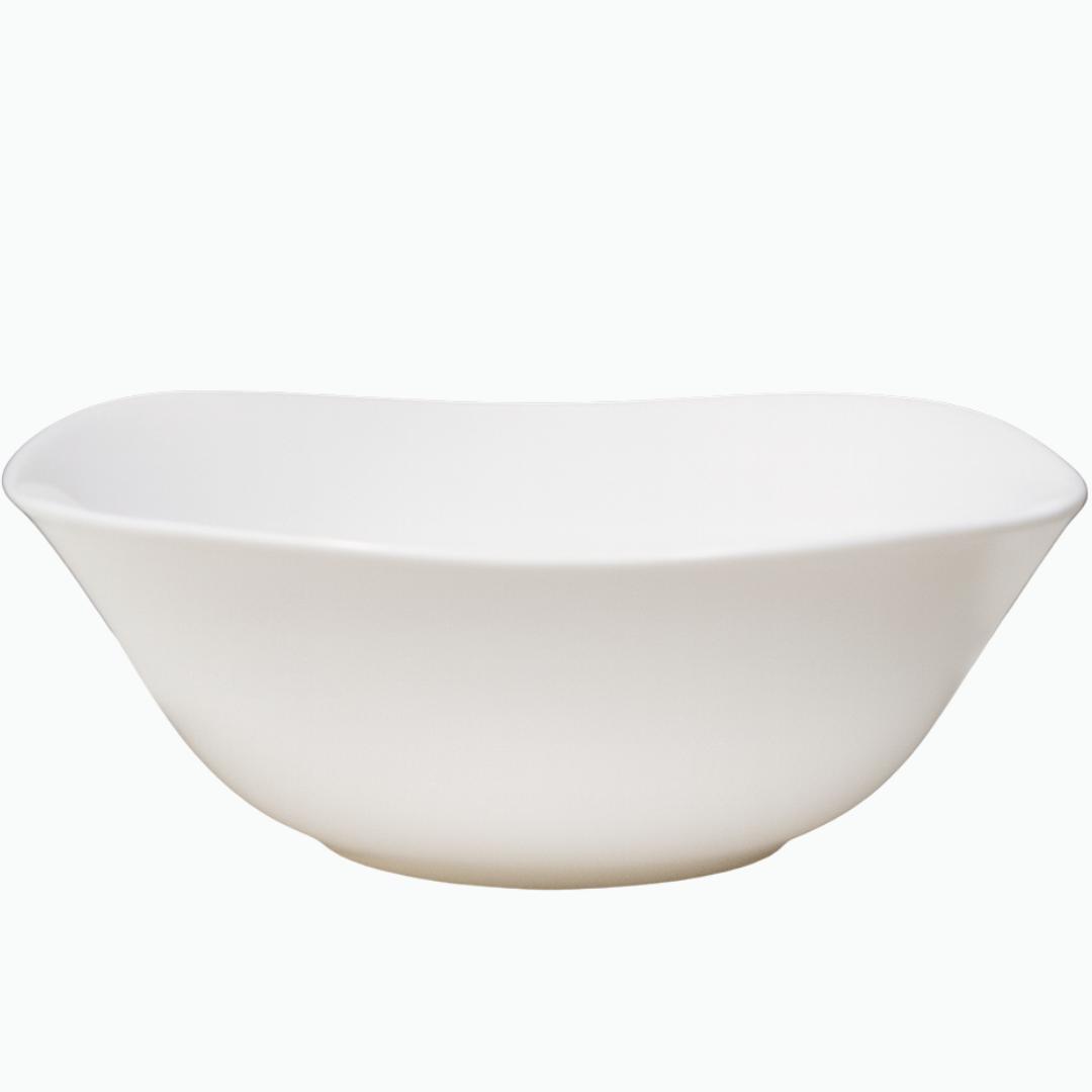 Tigela Vidro 16,8X5,5Cm Branco Inga