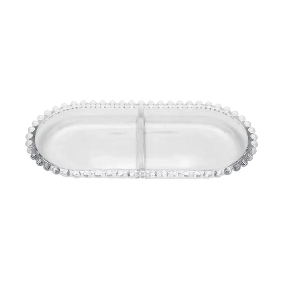 Petisqueira Com Divisória Oval Pearl Coliseu