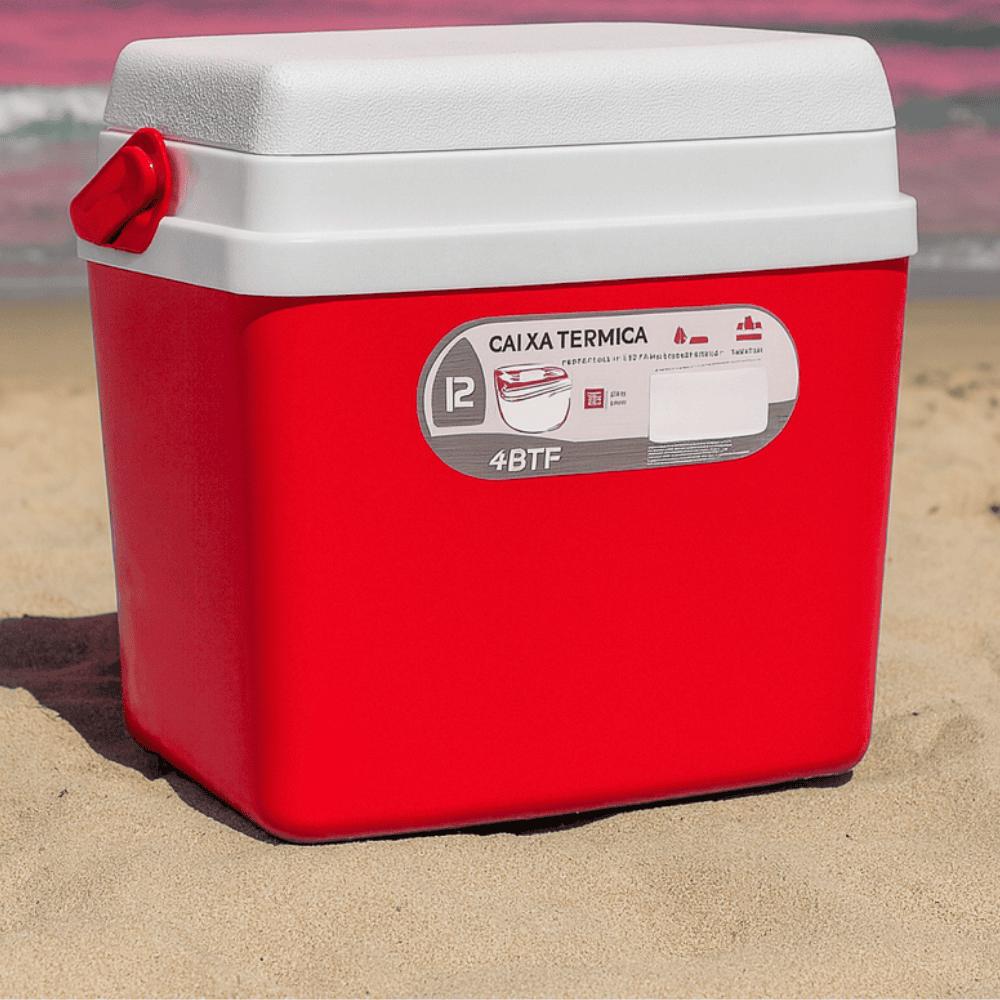Caixa Termica 12Lt Vermelho Botafogo
