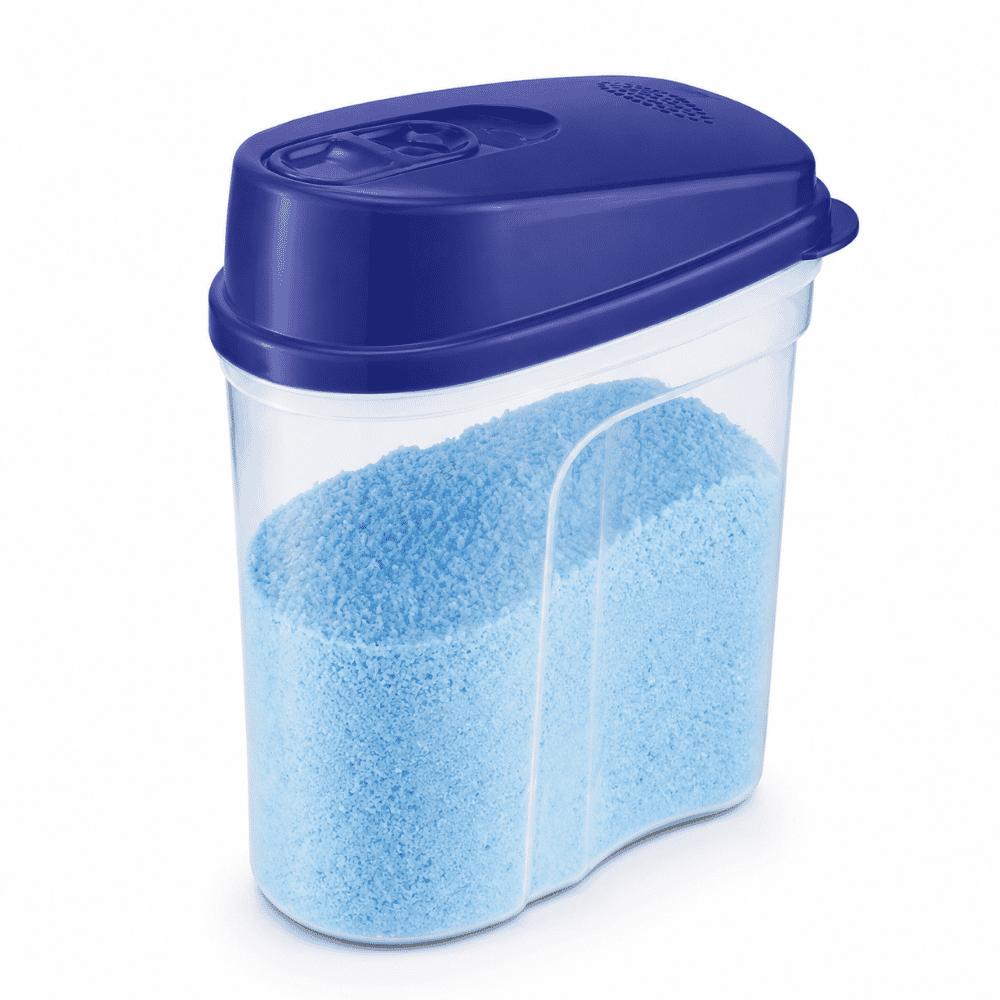 Porta Sabão em Pó Azul Nitron