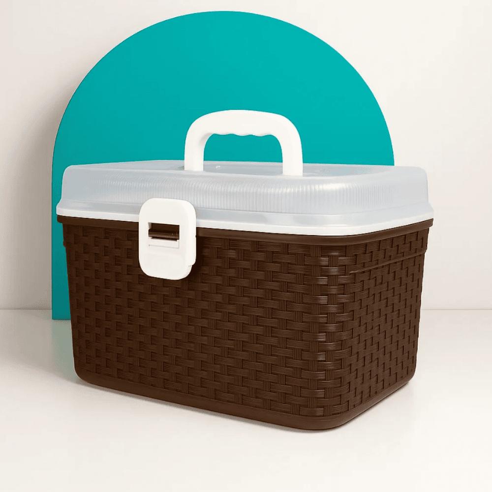 Frasqueira Rattan Tradicional Marrom