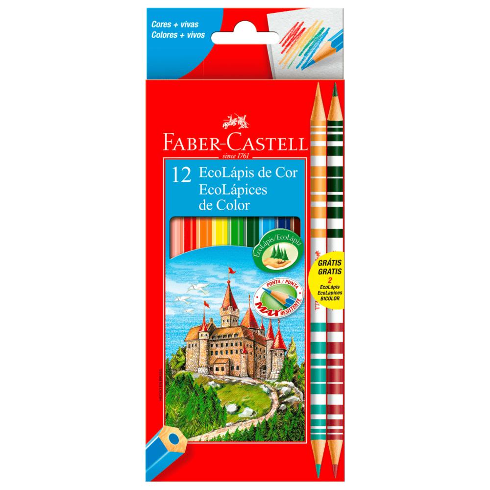 Lápis De Cor 10+2 Bicolor Fsc Faber-Castell