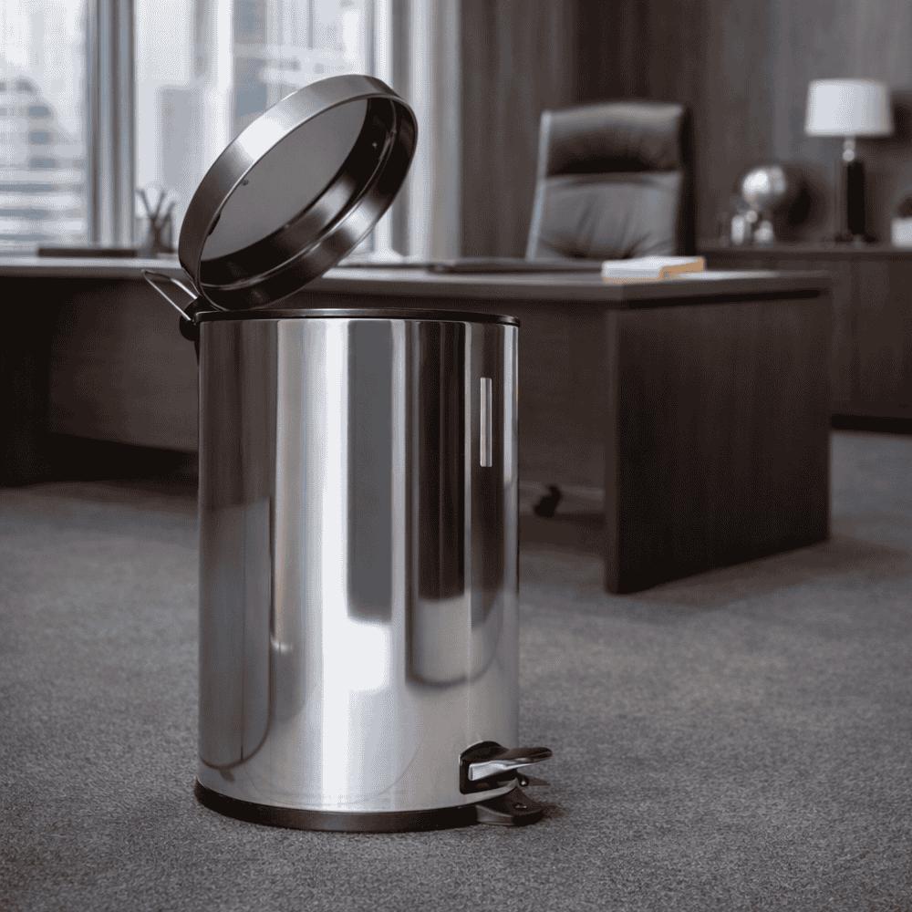 Lixeira Inox 12 Litros Com Pedal Chazak