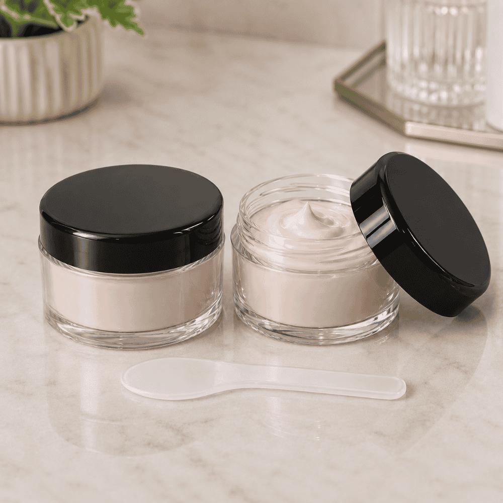 Mini Porta Creme 10g 2PCS de Plástico Amigold