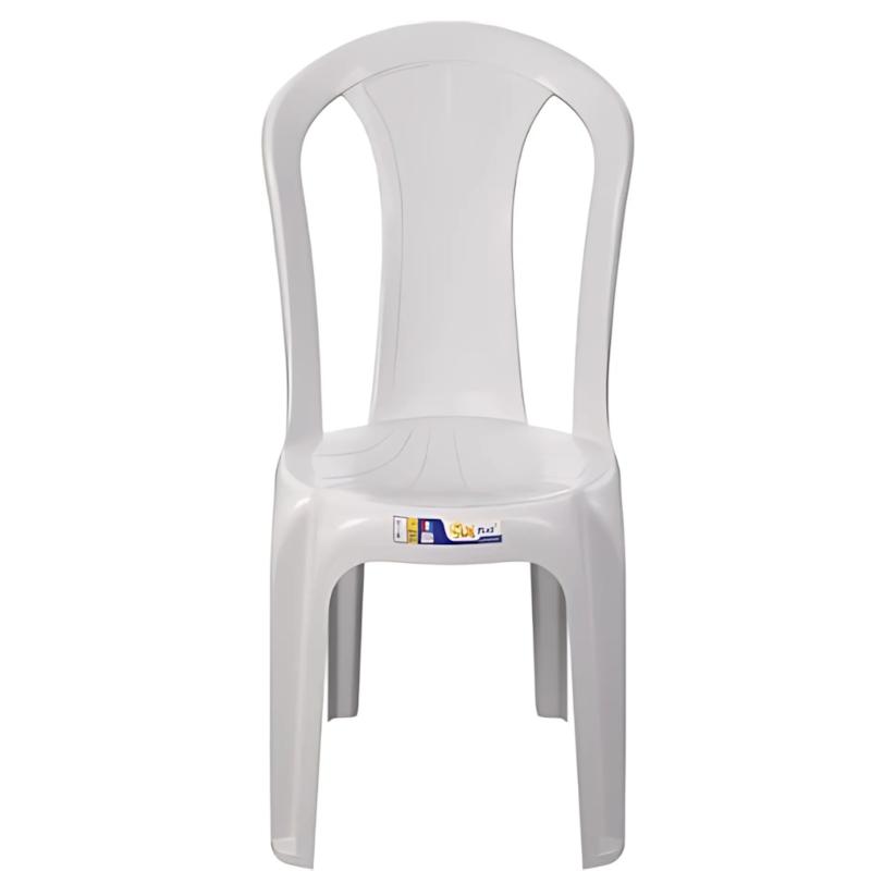 Cadeira Bistro Lisa Branca Solplast
