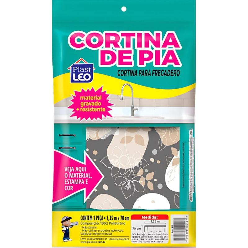 Cortina De Pia 1,35X0,90 Plast-Leo