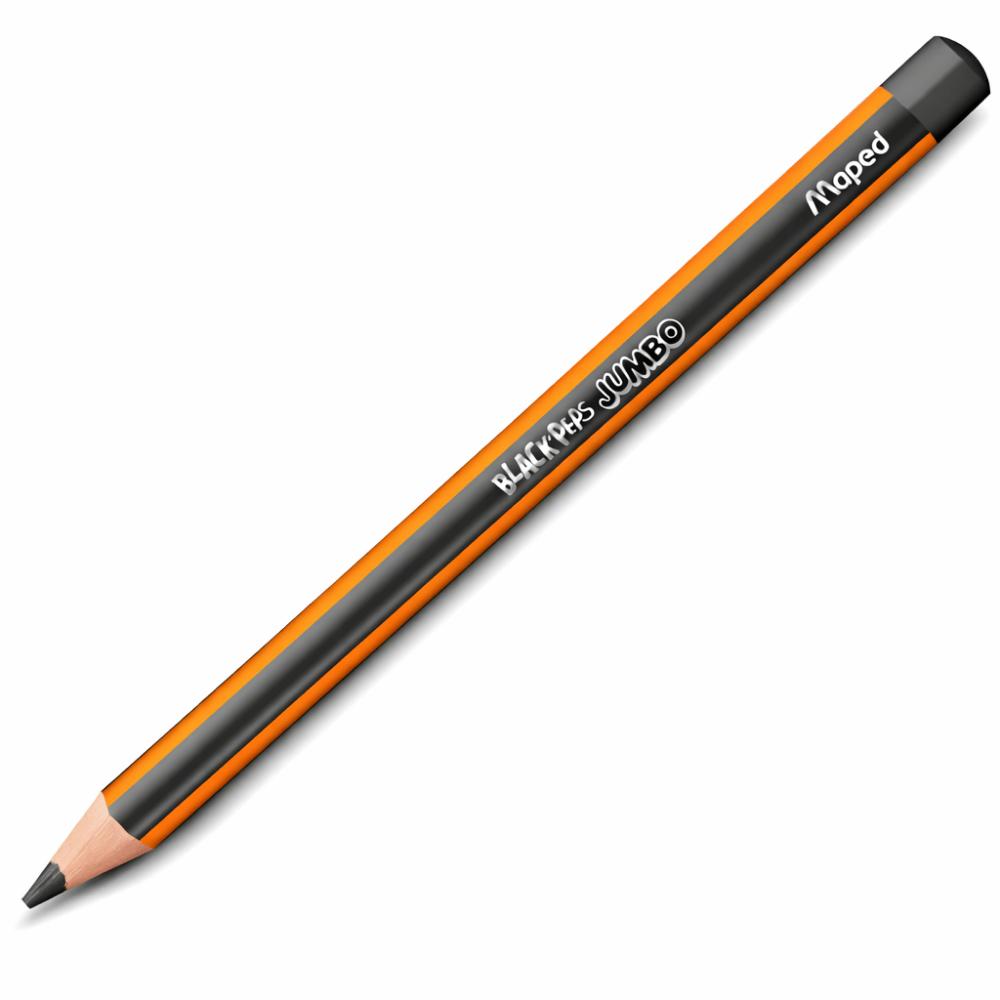 Lápis Grafite Hb Jumbo Black Peps Maped