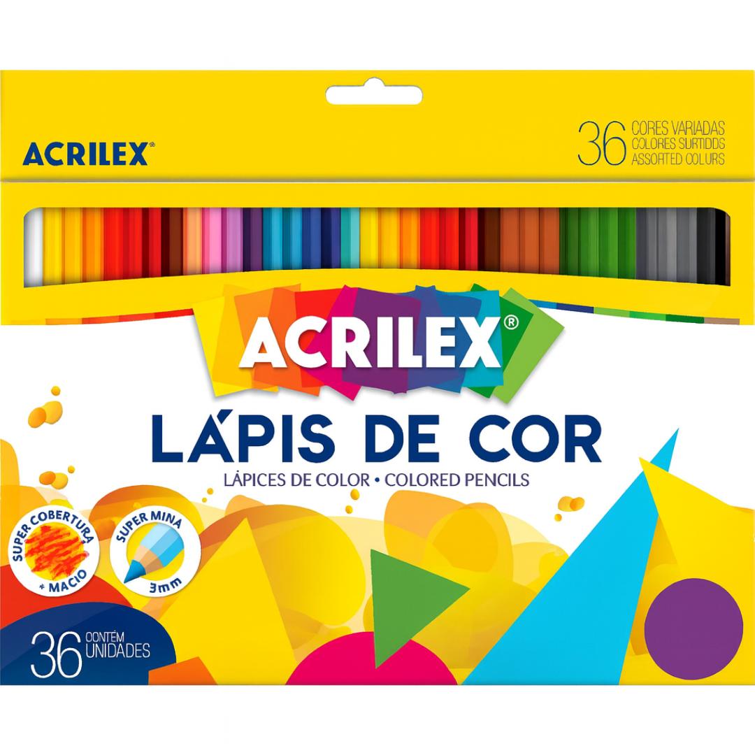 Lápis De Cor 36 Cores Acrilex