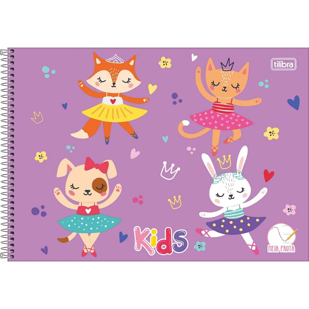 Caderno Espiral Universitário Meia Pauta Tilibra