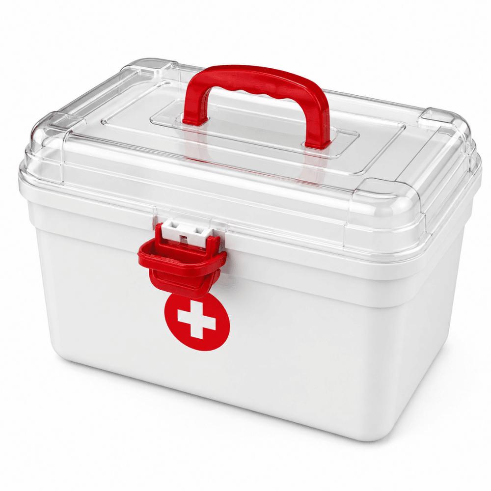Frasqueira para Medicamentos Grande com Bandeja Nitron