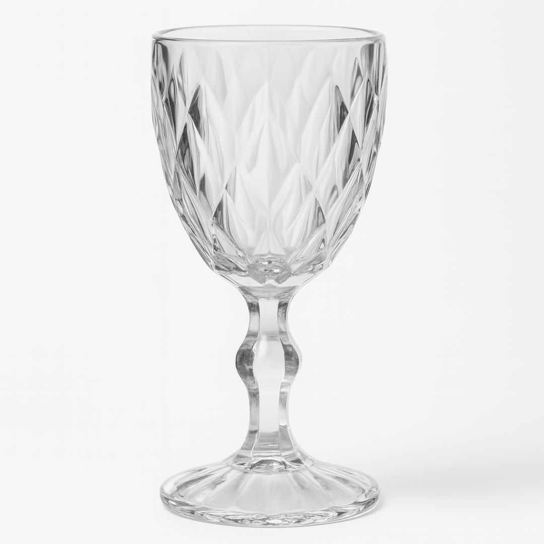 Taça De Vidro Diamond 310Ml Chazak