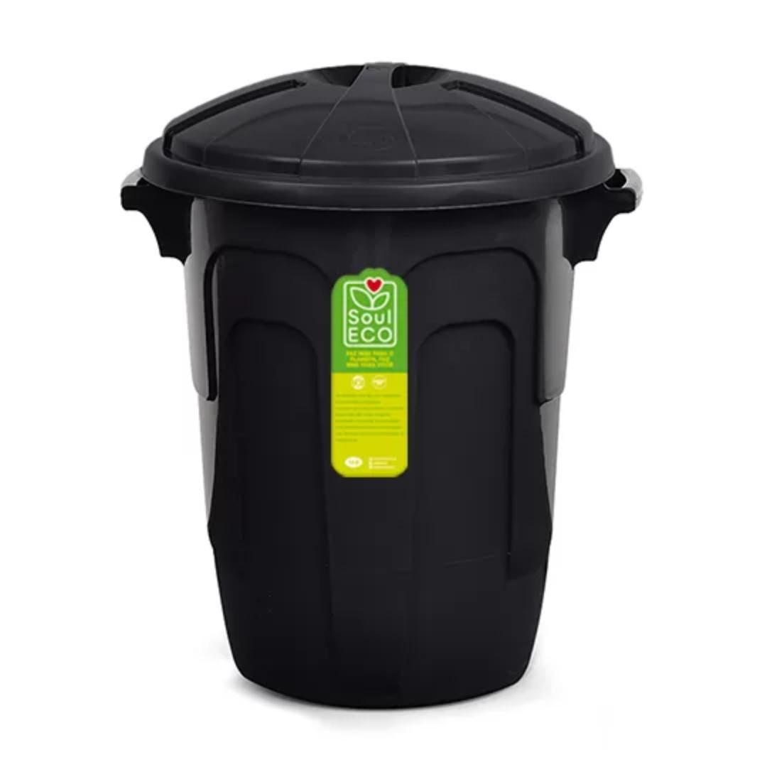 Lixeira Pop 30Lt Silverblack Mb