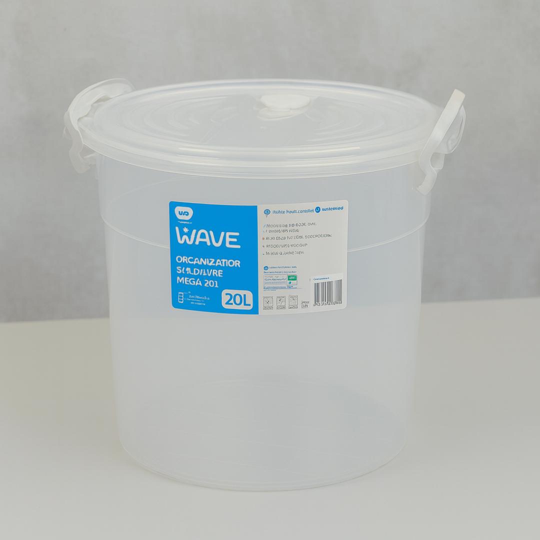 Organizador Redondo Wave com Trava 2,6L Prime MB