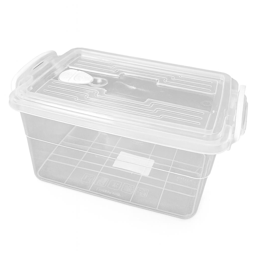 Organizador Retangular Wave Com Trava 920Ml Prime Mb