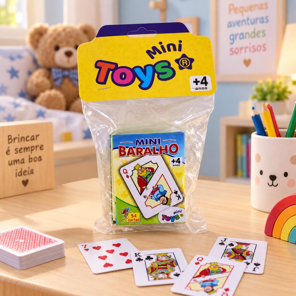 Mini Baralho com 2 Jogos Mini Toys