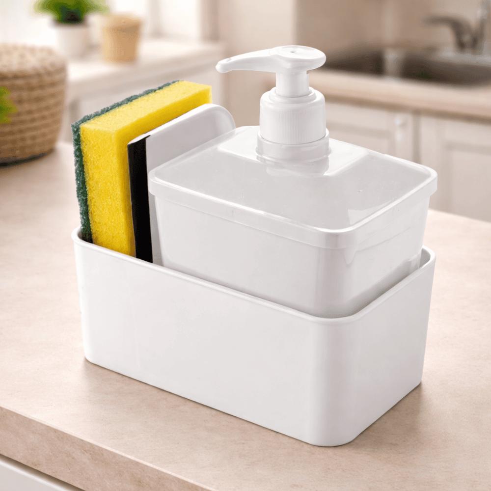 Kit Porta Detergente Quadrado Plasutil