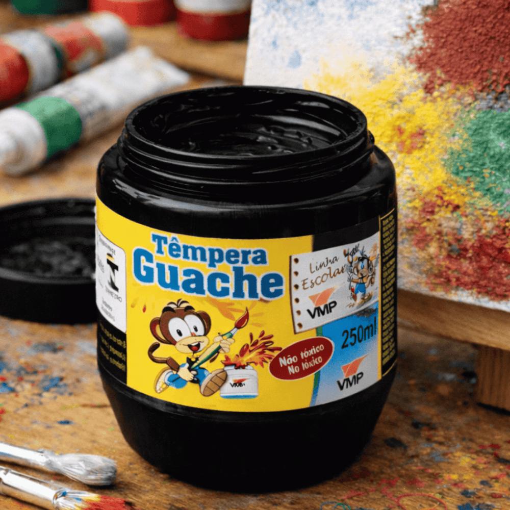 Guache Preto 250Ml