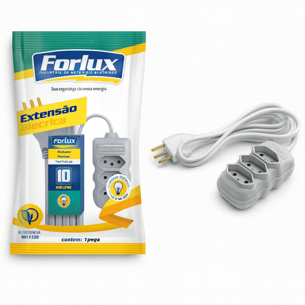 Extensão Compact Tripolar Br 10Mts 2P 10A/250V