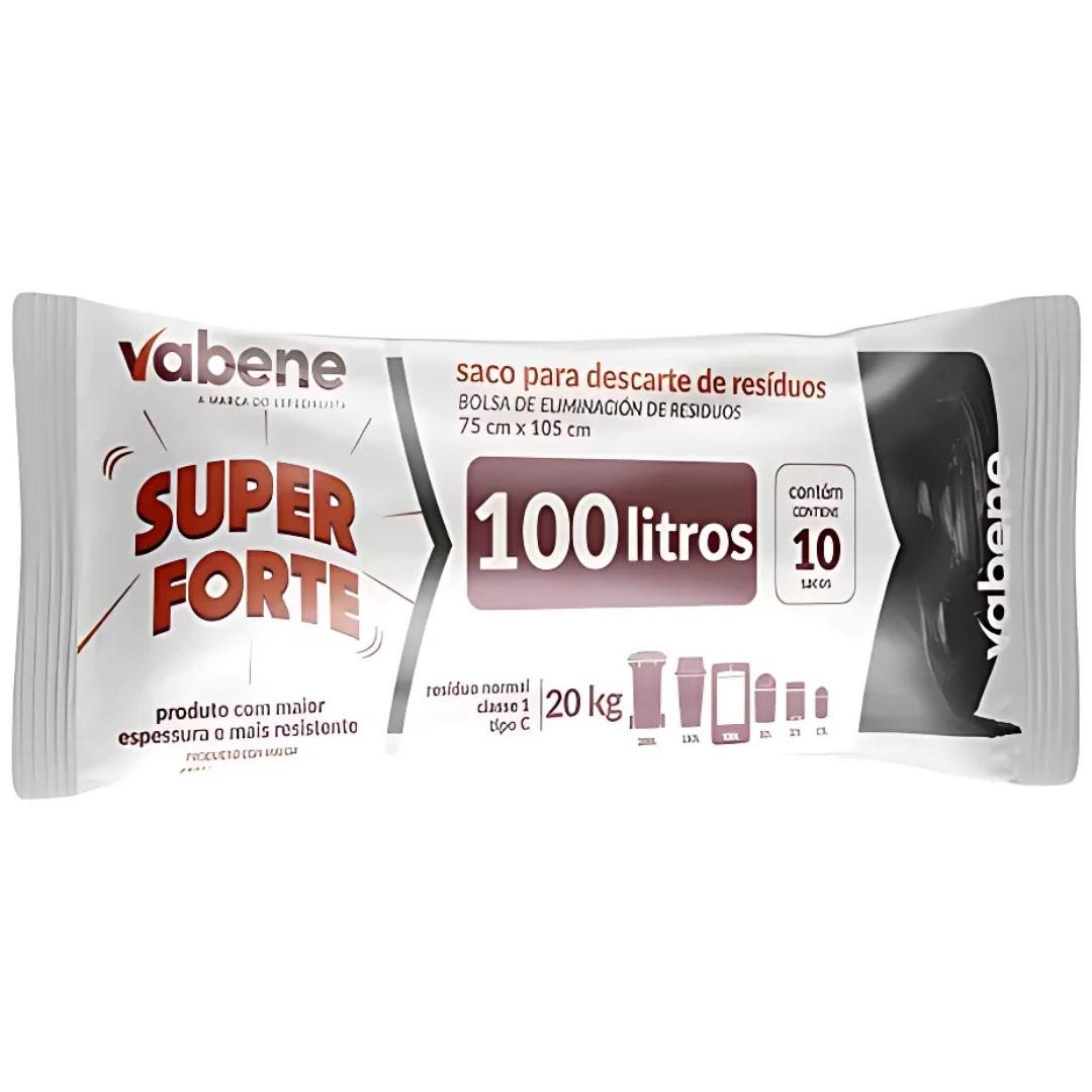 Sacos P/Lixo Preto 100L Vabene