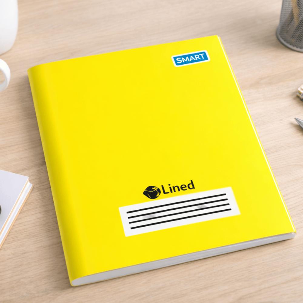 Caderno Broch Cd Amarelo 80Fls Smart