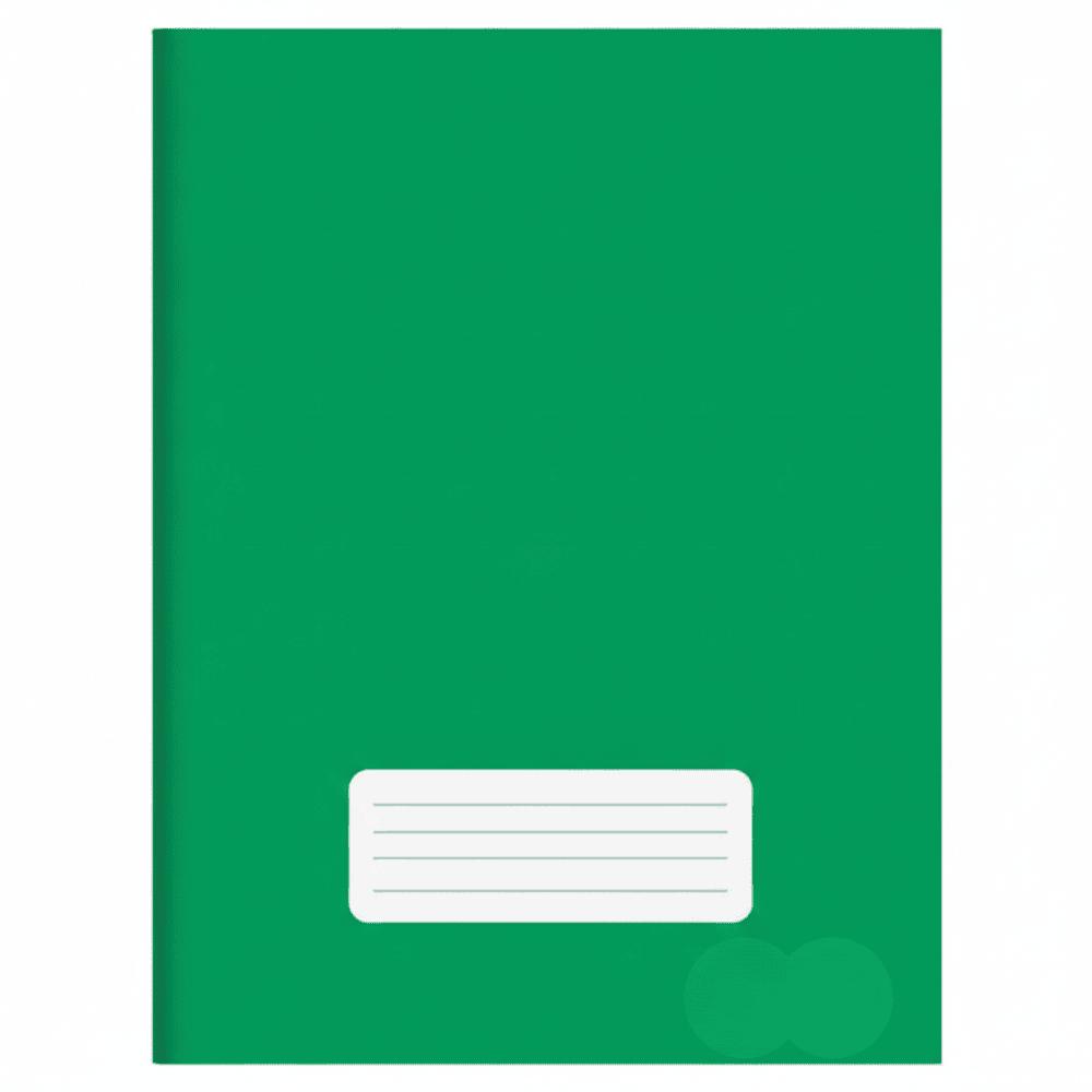 Caderno Brochura Capa Dura Verde 80 Folhas Smart