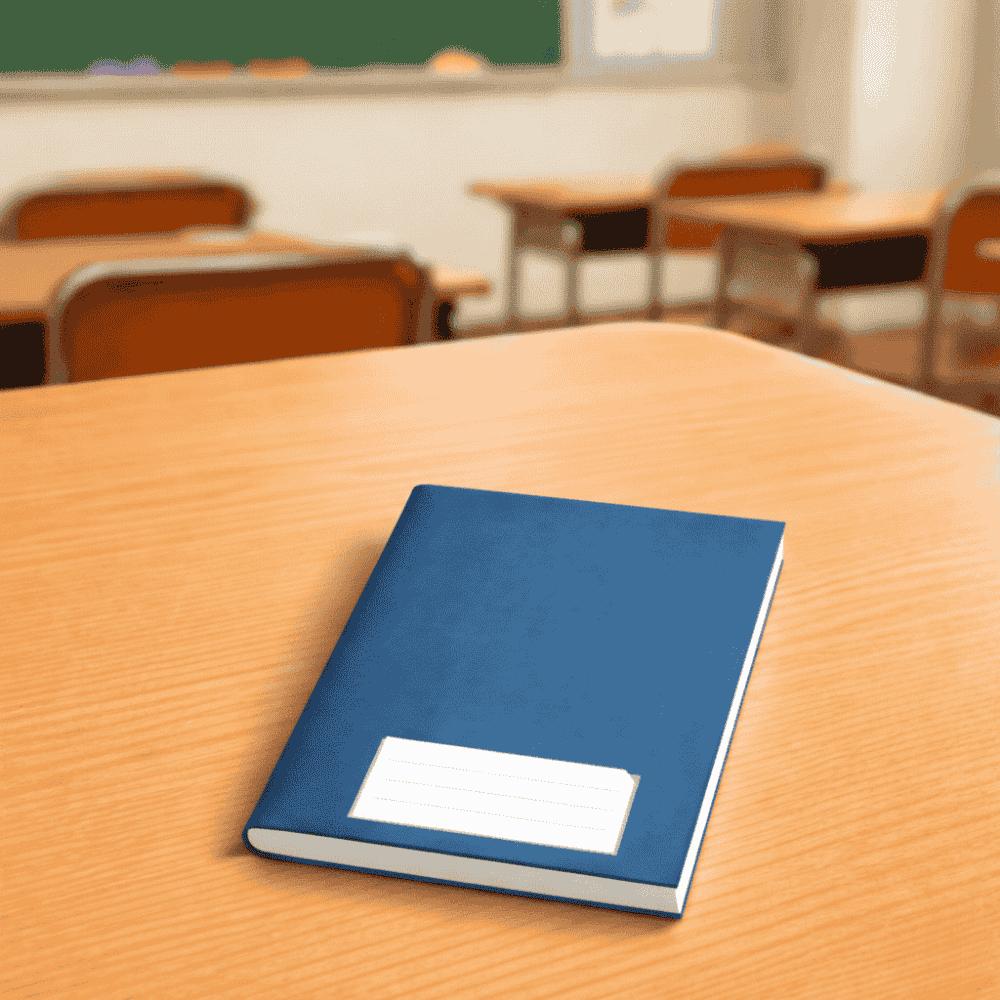 Caderno 1/4 Brochura Cd Azul 80 Folhas Smart