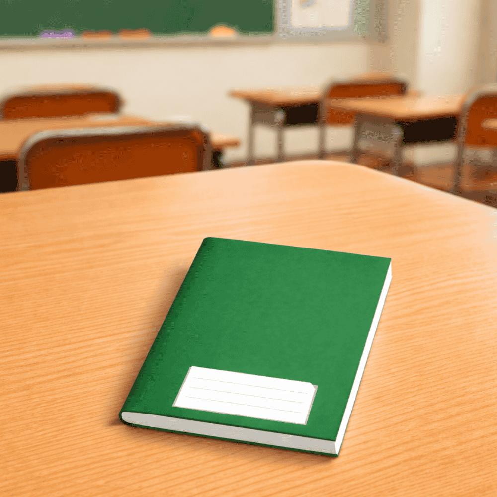 Caderno 1/4 Broch Cd Verde 80Fls Smart