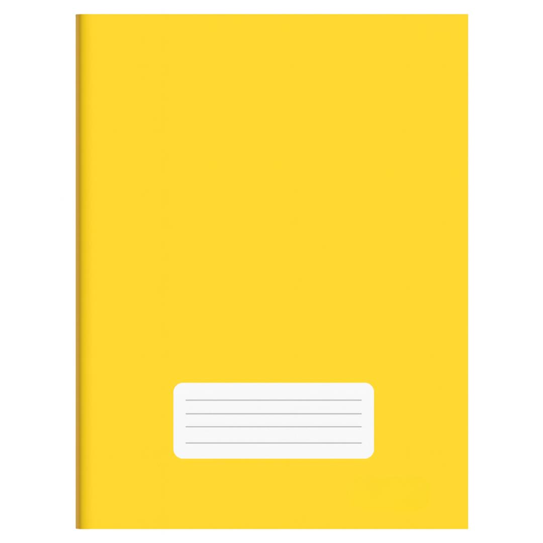 Caderno Amarelo 1/4 Brochura Capa Dura Smart