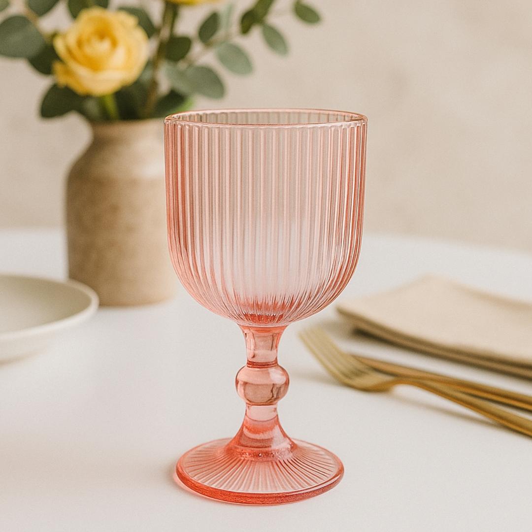 Taça Versalhes Rosa Kehome