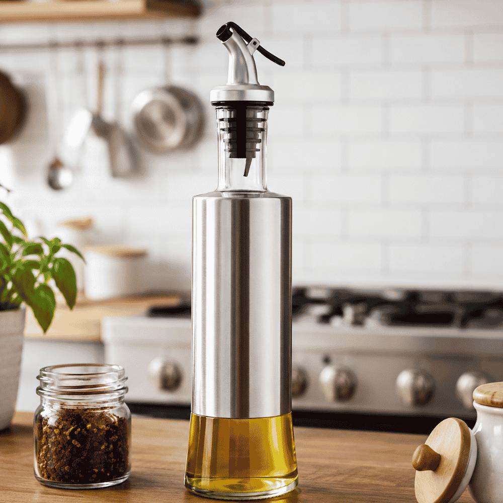 Garrafa em Inox para Azeite 350ml Amigold