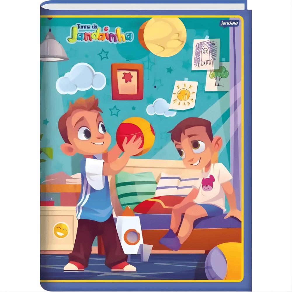 Caderno Brochura 1/4 Cd 80 Folhas Jandaia