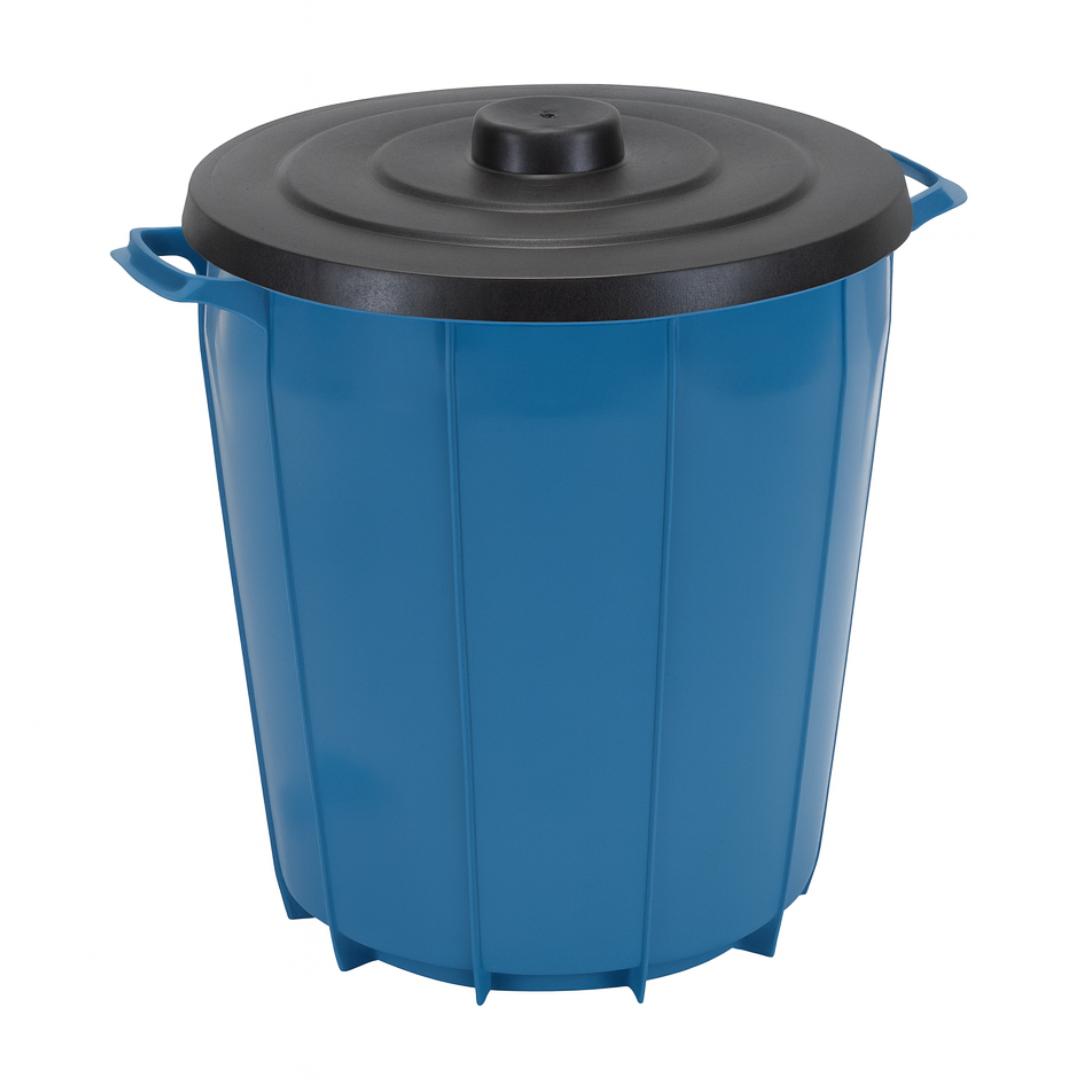 Cesto De Lixo Redondo 35L Color Injeplastec