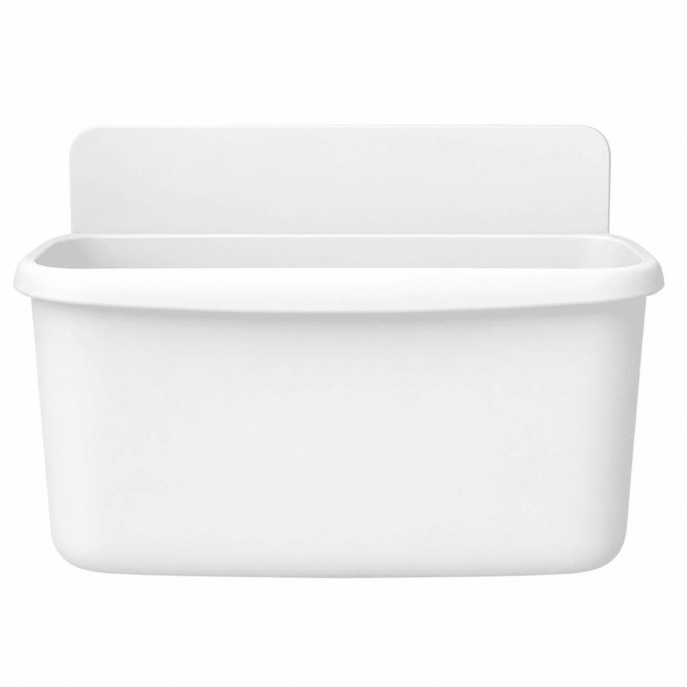 Porta Shampoo Cesto Branco Yins