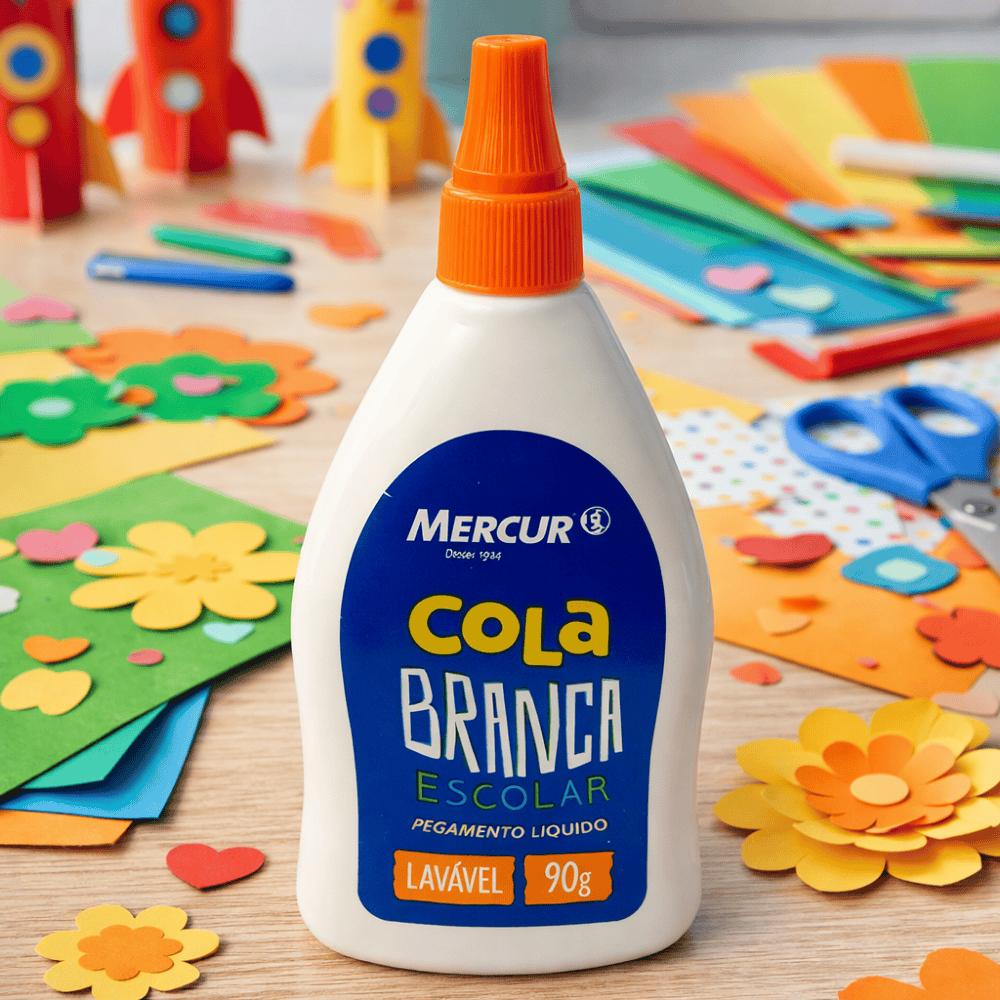 Cola Branca Escolar 90G Mercur