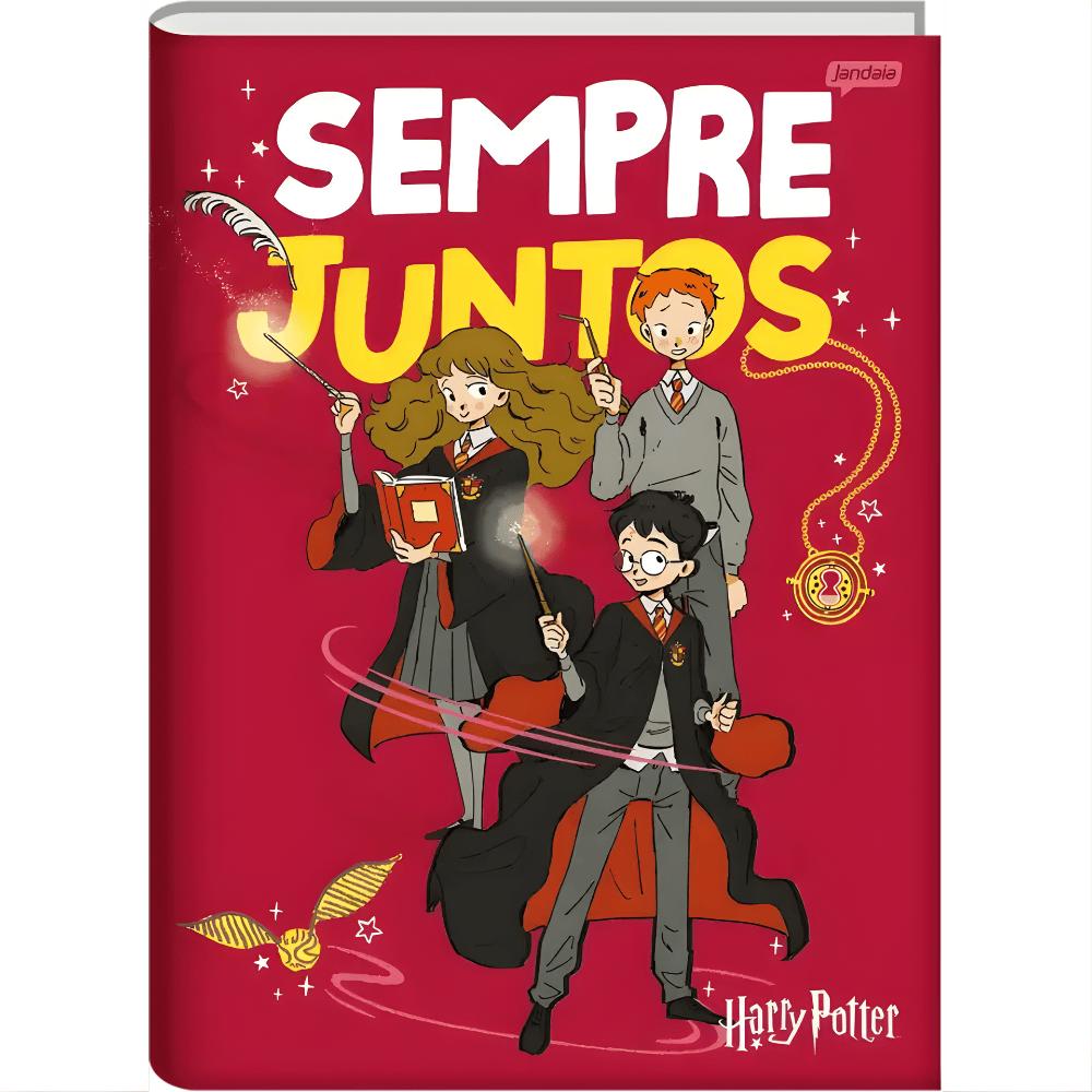 Caderno Brochura Univ Capa Dura 96Fls Harry Potter