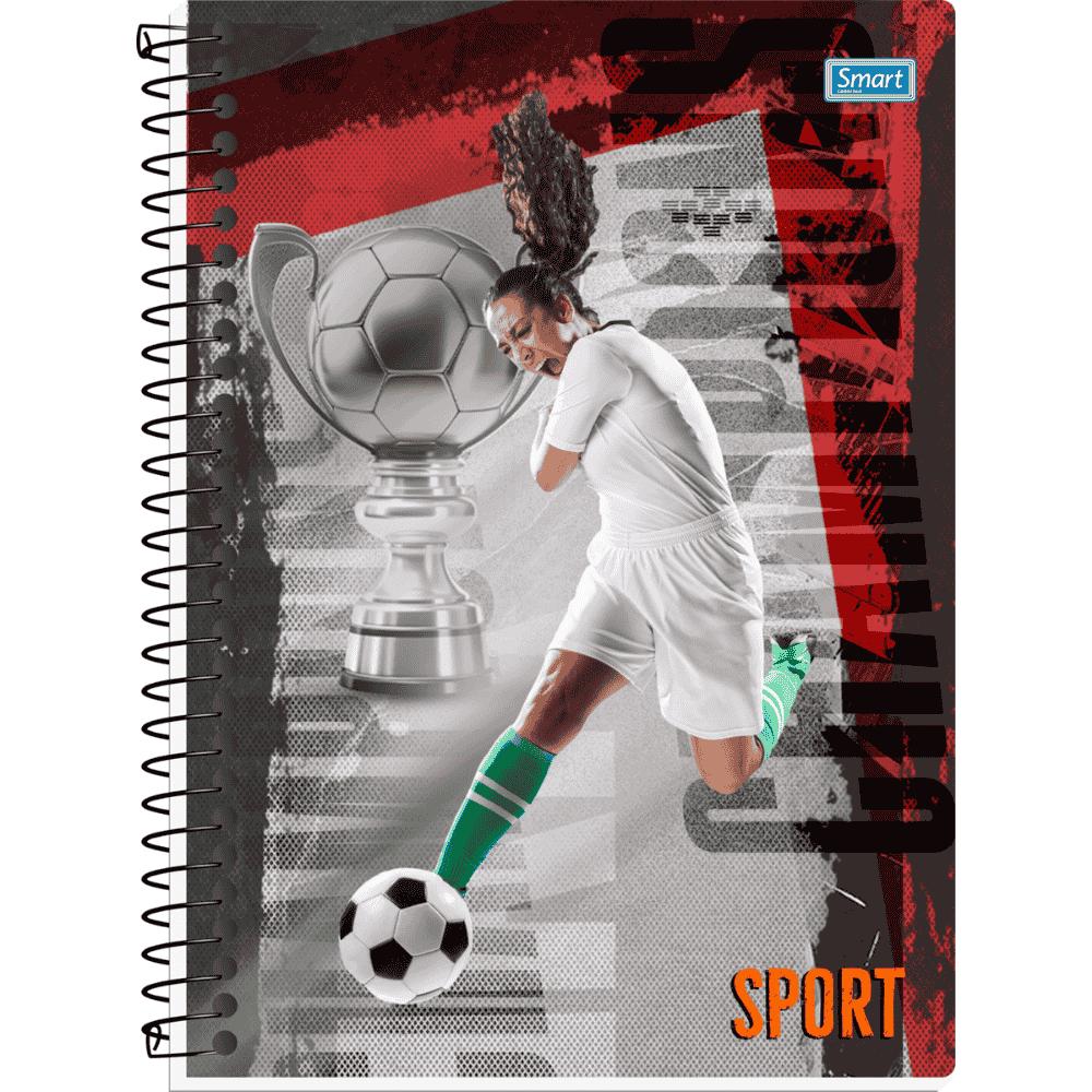 Caderno Sport Cd 160Fls 10Mat Smart