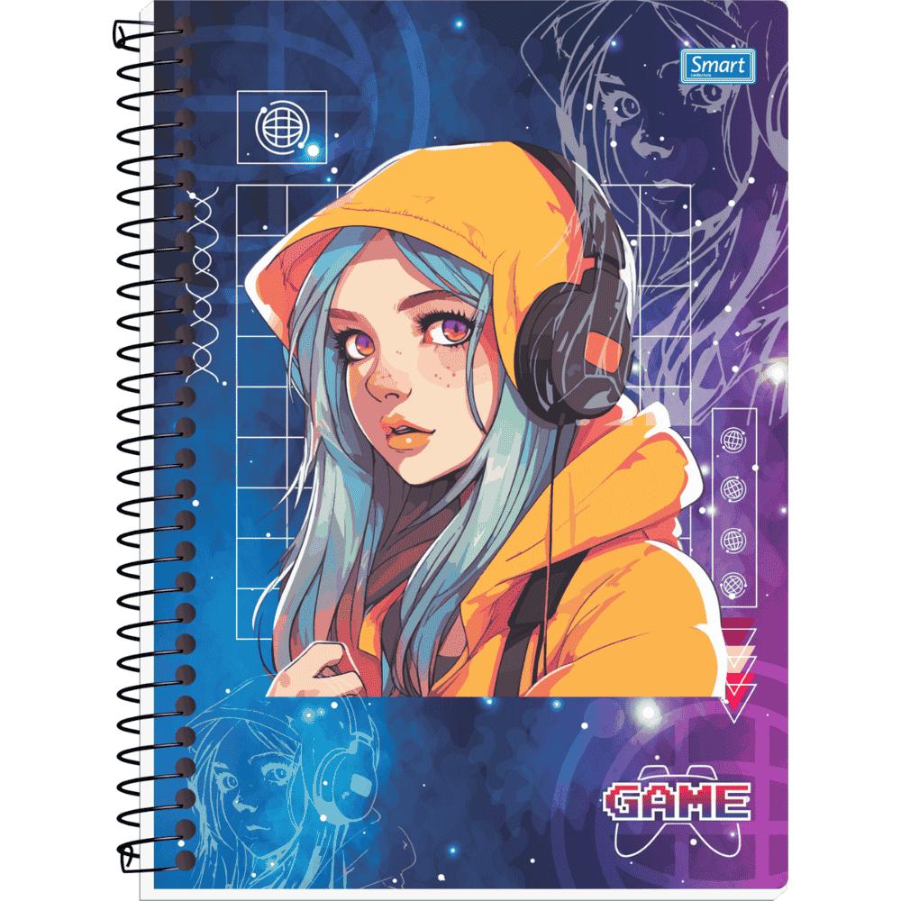 Caderno Game Cd 160Fls 10Mat Smart