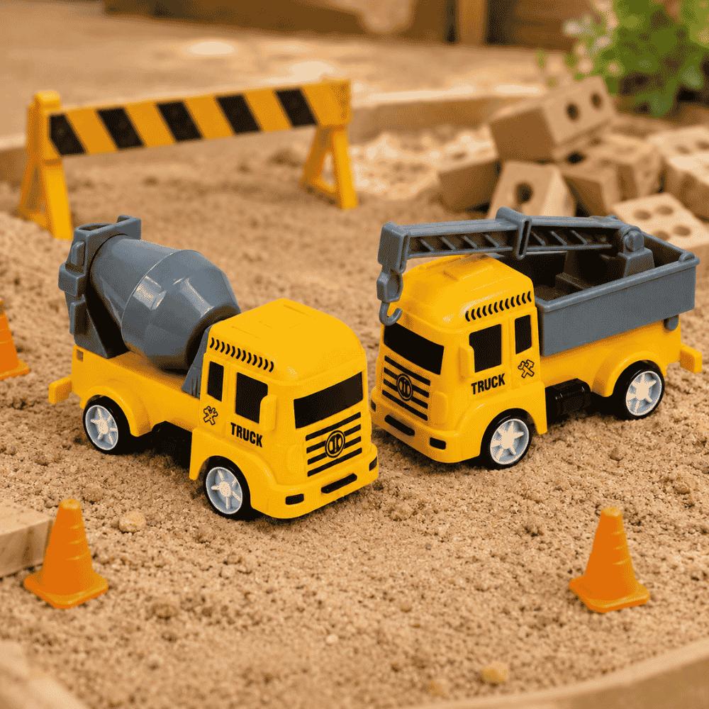 Mini Carro Construção Duplo Fricção Ark Toys