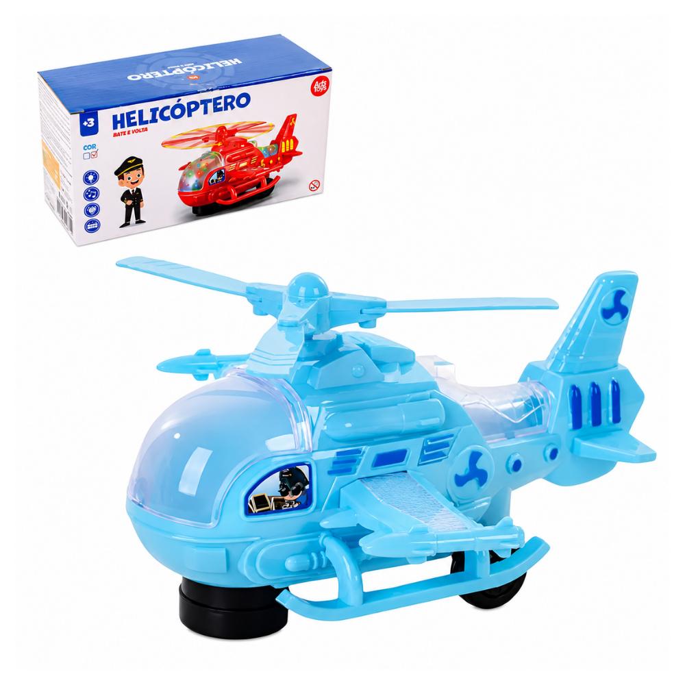 Helicóptero Bate e Volta com Luz e Som Ark Toys