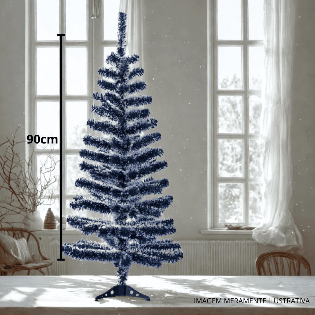 Árvore de Natal Nevada 90cm Multiart