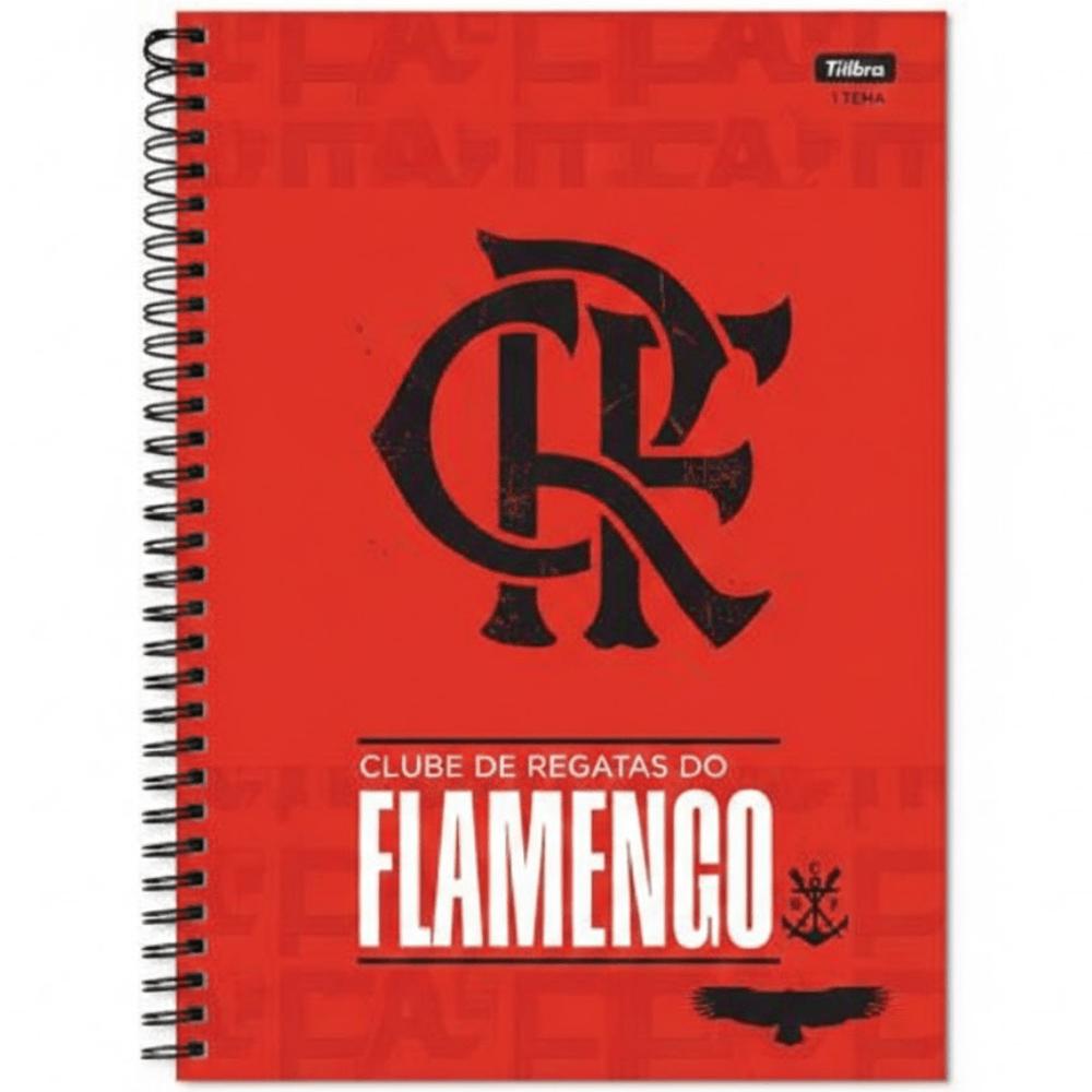 Caderno Univ Capa Dura 1Mt 80Fls Flamengo Foroni