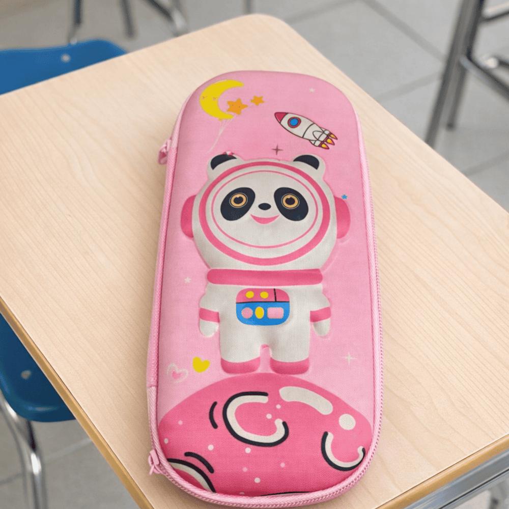 Estojo Escolar Panda Astronauta